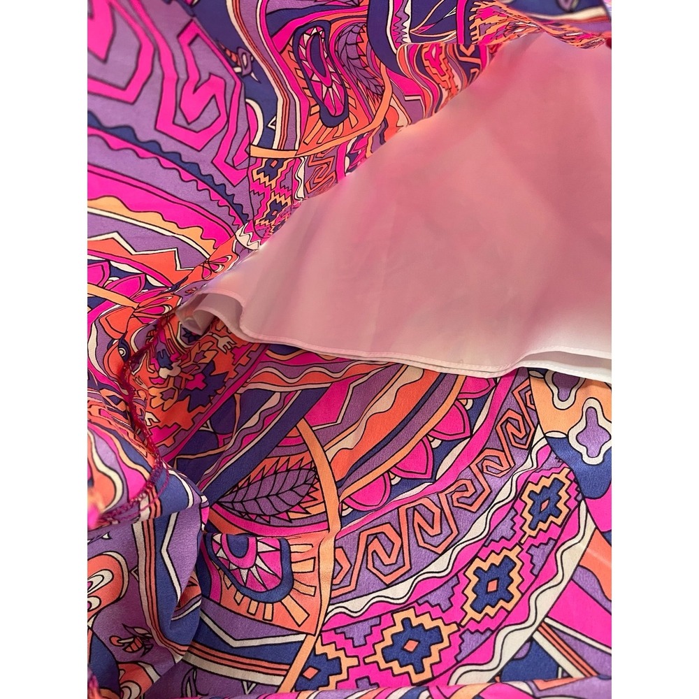 Alice & Trixie Art to Wear maxi dress with side slit in a size M - Picture 11 of 12